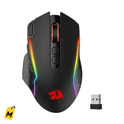Mouse Gaming Redragon M810 PRO Inalambrico RGB 10000 DPI Teclas Programables