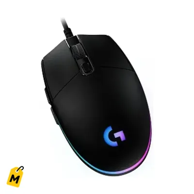Mouse Gaming Logitech G203 Negro | RGB LIGHTSYNC, Memoria, 6 Botones, PC/Mac