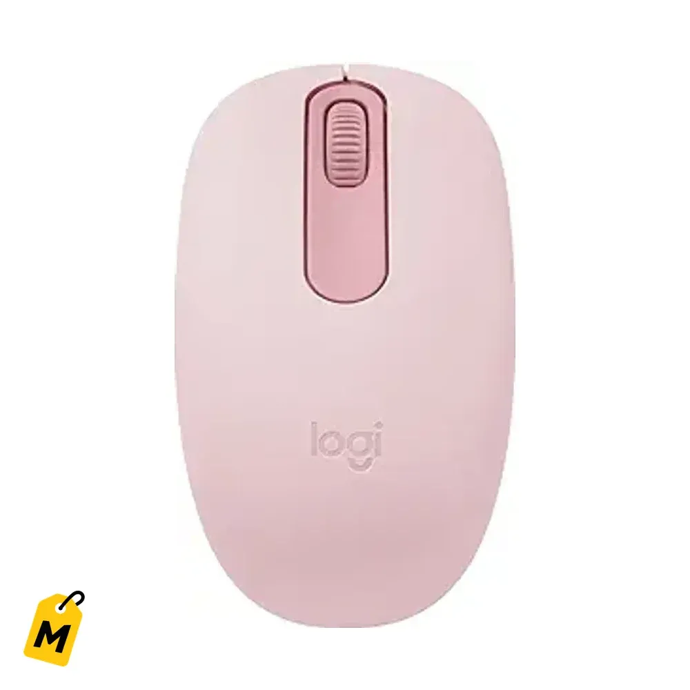 Mouse Logitech M196 Bluetooth Rosa - Compacto, Portatil, Bateria 12 Meses