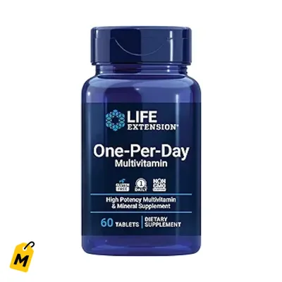 Multivitaminico Life Extension Una al Dia - Con 25+ Vitaminas, Minerales, Quercetina y Mas