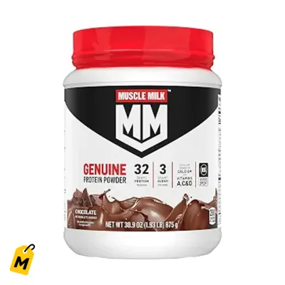 Muscle Milk Proteina Chocolate 32g Energia y Musculos NSF Certified Pa Atletas