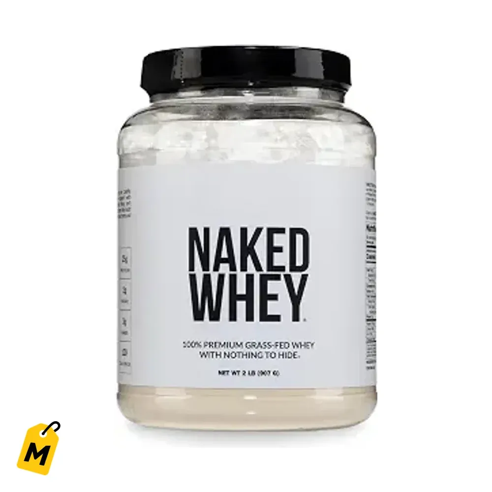 NAKED Whey 2LB Proteina Pura de Pastoreo - 1 Ingrediente, Sin Sabor, NSF