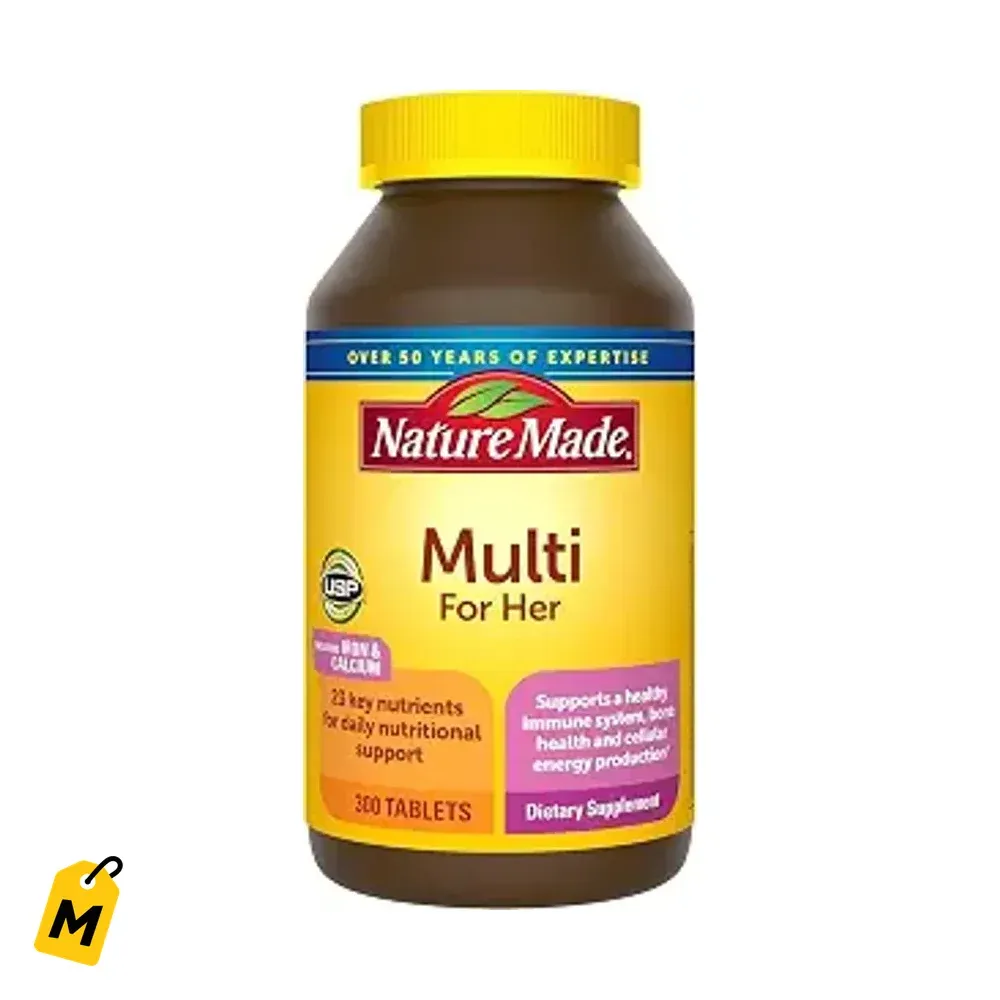 Nature Made Multi Mujer 300 Tabletas Pa Ella Apoyo Nutricional Completo