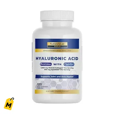 Natures Lab Acido Hialuronico Colageno MSM Piel Joven y Articulaciones Sanas