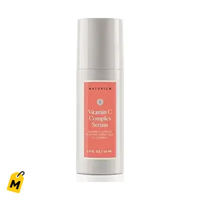 Naturium Suero Vitamina C Piel Firme Radiante Sin Arrugas Acido Hialuronico 2oz