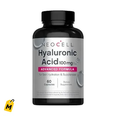 NeoCell Acido Hialuronico 60 Capsulas - Piel Hidratada y Articulaciones Flexibles