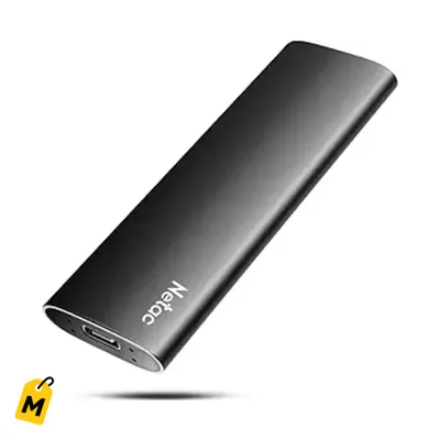 Netac 250GB SSD Portatil USB 3.2 Gen 2 Tipo-C - Guarda tus Cosas Rapido y Facil