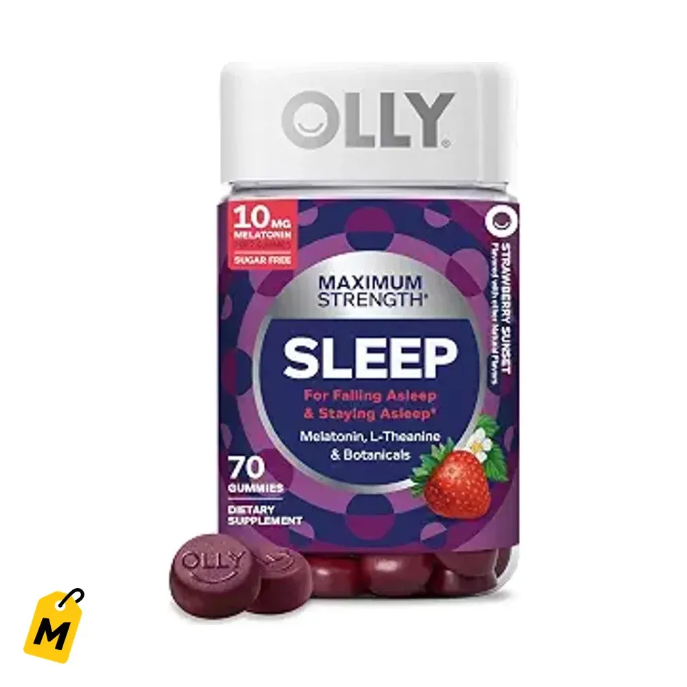 OLLY Melatonina Maxima Fuerza Pa Dormir - 70 Gomitas