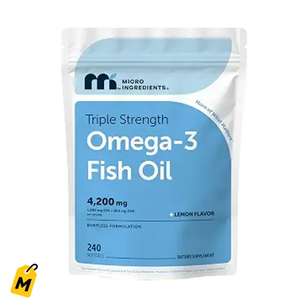 Omega-3 Triple Fuerza 4200mg Micro Ingredients - Cero Sabor Pescado