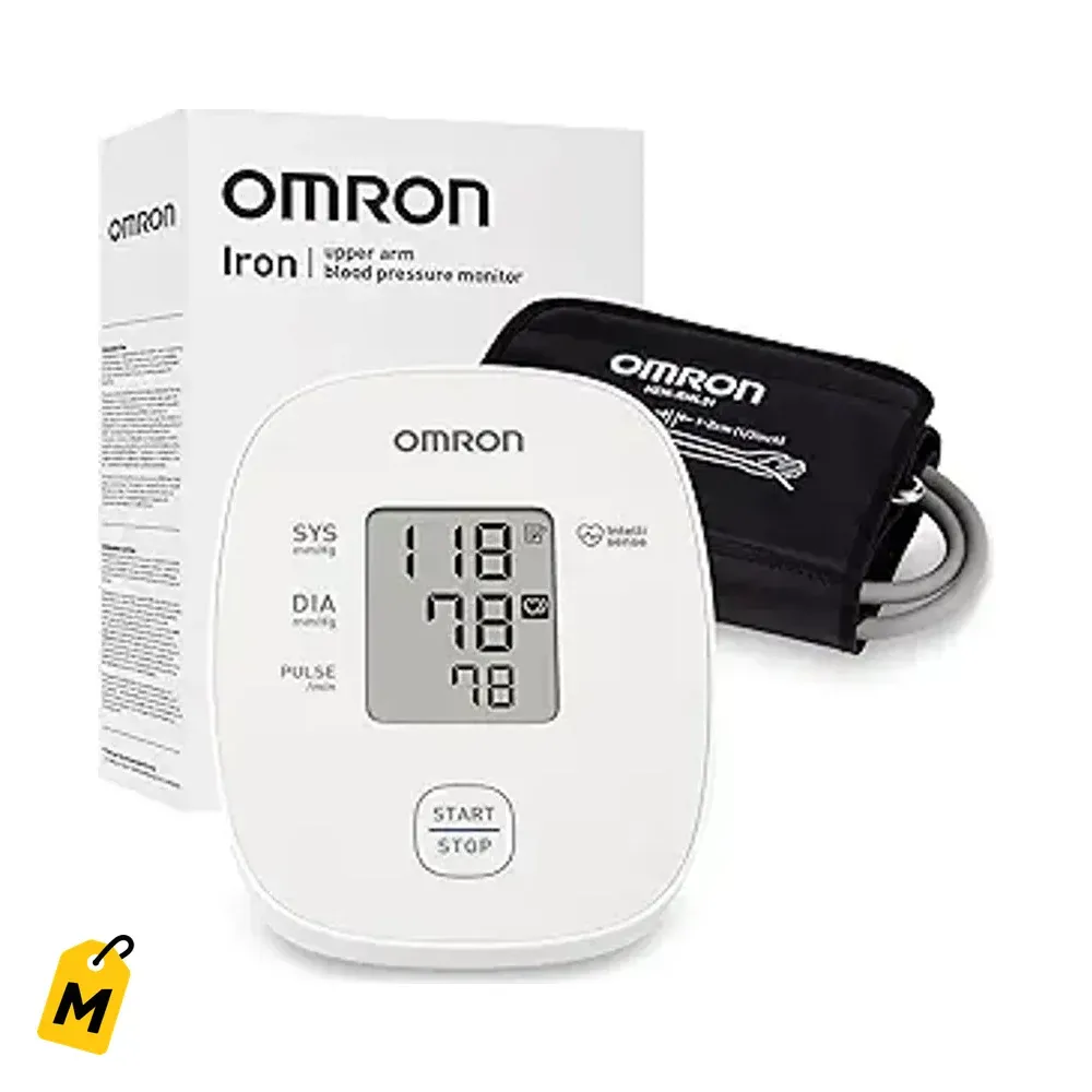 OMRON Iron Monitor de Presion Arterial - Facil, Preciso y Recomendado por Doctores