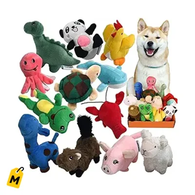 Pack 12 Juguetes Peluche Chillon Pa Perros Pequenos Legend Sandy