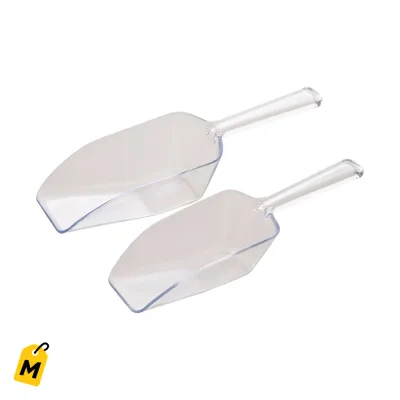 Palitas Plasticas Claras - Pack de 4 - Pa Tu Negocio o Fiesta