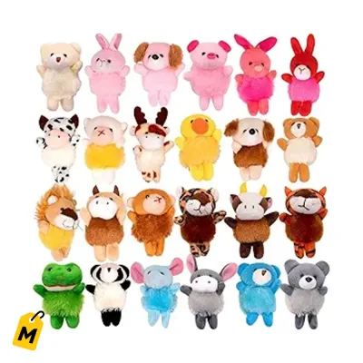 Paquete 24 Peluches Pequenos JoyRapt para Ninos Fiestas Premios Sorpresas Carnaval