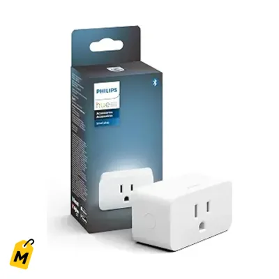 Philips Hue Smart Plug Blanco - Controla tus luces con la voz y la app