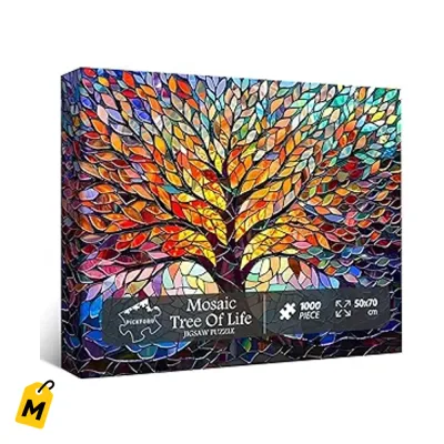 PICKFORU Rompecabezas Arbol de la Vida 1000 Piezas Retador para Adultos