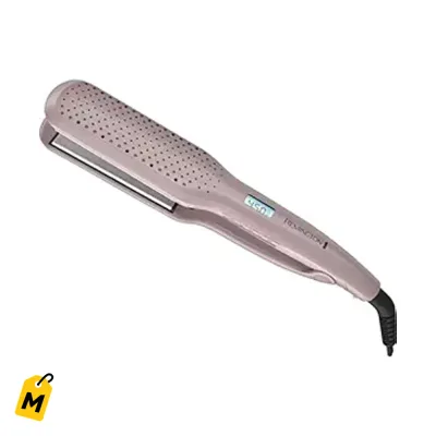Plancha Remington Wet2Straight Mauve - Seca y Alisa Pelo Mojado o Seco, Mas Rapido