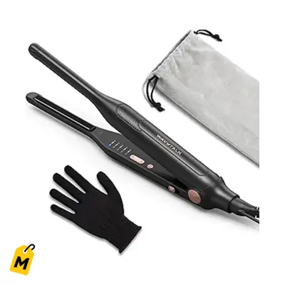 Plancha Wavytalk Lapiz 0.3 pulg Pelo Corto y Pixie | 5 Temp y Rizos sin Frizz