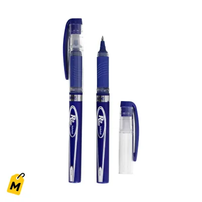 Plumas Inc. R-2 Roller Azules - Paquete de 2 pa Escribir Nitido