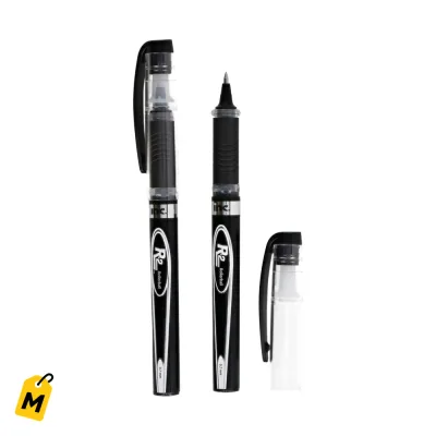 Plumas Inc R-2 Roller Negras 2-pk - Escribe nitido y sin manchas