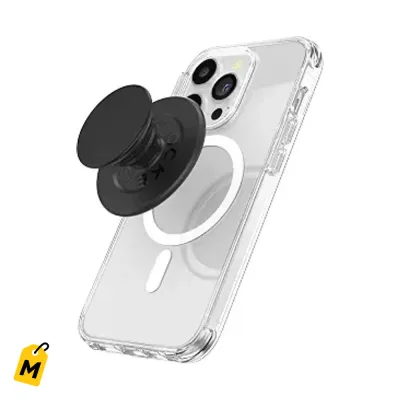 PopSockets Agarre Magnetico para Celular MagSafe Negro - Pa tu iPhone o Android