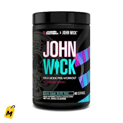Pre Entreno Wick Mode Jacked Factory x John Wick - Energia Brutal, Enfoque y Voluntad - 40