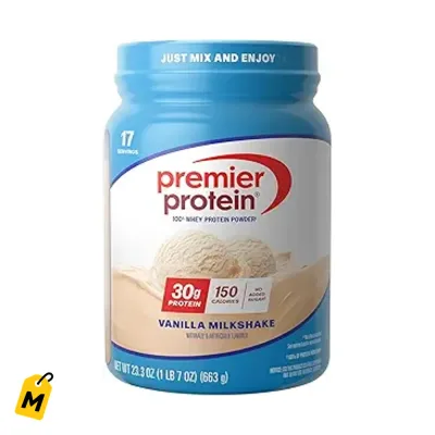 Premier Protein Polvo 30g Suero Vainilla 17 Serv Sin Azucar ni Gluten