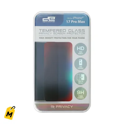 Protector Pantalla Privado iPhone 17 Pro Max Cristal Templado
