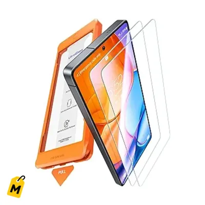 Protector UltraGlass 9H+ pa Samsung S25 Ultra - Irrompible, Full Cobertura (2 Pack)