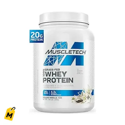 Proteina MuscleTech Whey Pasto Vainilla 1.8LB - Fuerza y Recuperacion Rapida
