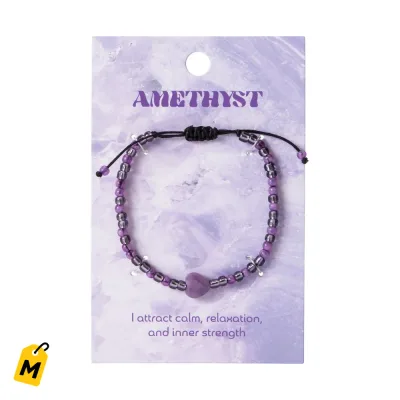 Pulsera Piedras Naturales Vibe Positivo