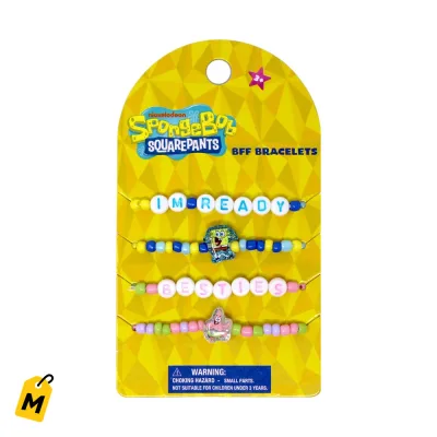 Pulseras BFF Licenciadas Pa Compartir 4-Pack