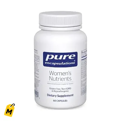 Pure Encapsulations Nutrientes Mujer 60 Capsulas | Energia, Hormonas y Salud Celular