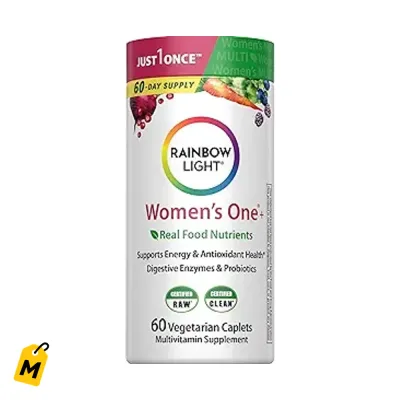 Rainbow Light Multivitaminico Mujer One + | 60 Capsulas | Energia y Salud Total