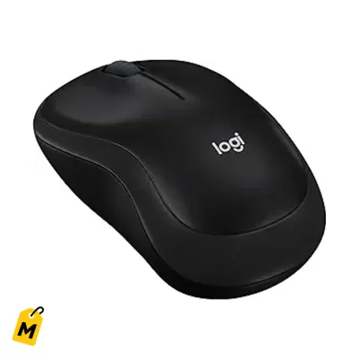 Raton Inalambrico Logitech M185 Negro: Comodo, Duradero, 1 Ano de Bateria
