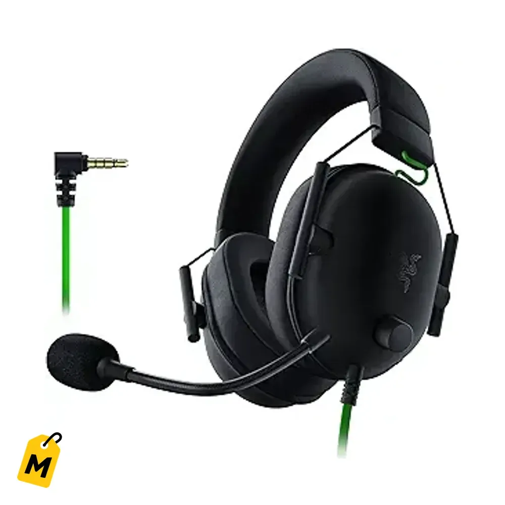 Razer BlackShark V2 X Audifonos Gamer Sonido 7.1 Bocinas 50mm Pa PC PS4 PS5 Switch