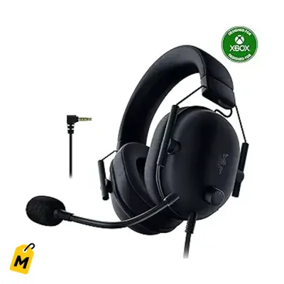 Razer BlackShark V2 X Audifonos Gaming Negros Sonido Pro Microfono Nitido Comodo
