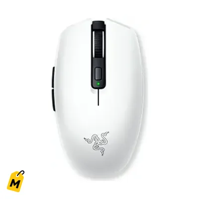 Razer Orochi V2 Mouse Gaming Inalambrico Blanco - Ligero, Doble Conectividad, Larga Bateri
