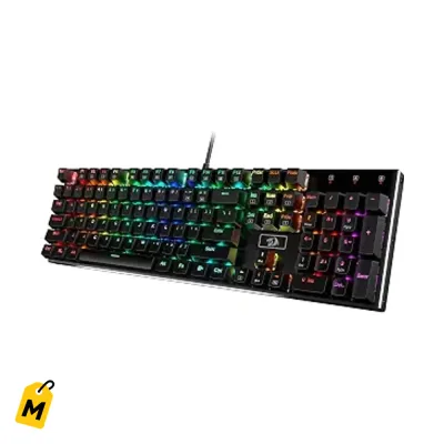 Redragon K556 Teclado Gaming Hot-Swap RGB con Base de Aluminio