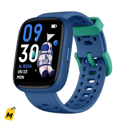 Reloj Inteligente Cillso pa Ninos Ubicacion Pantalla HD Sumergible Regalo Azul