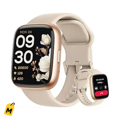 Reloj Smart LODIMEKE: Alexa, Llamadas, Salud, Deporte. Pa Android y iOS.