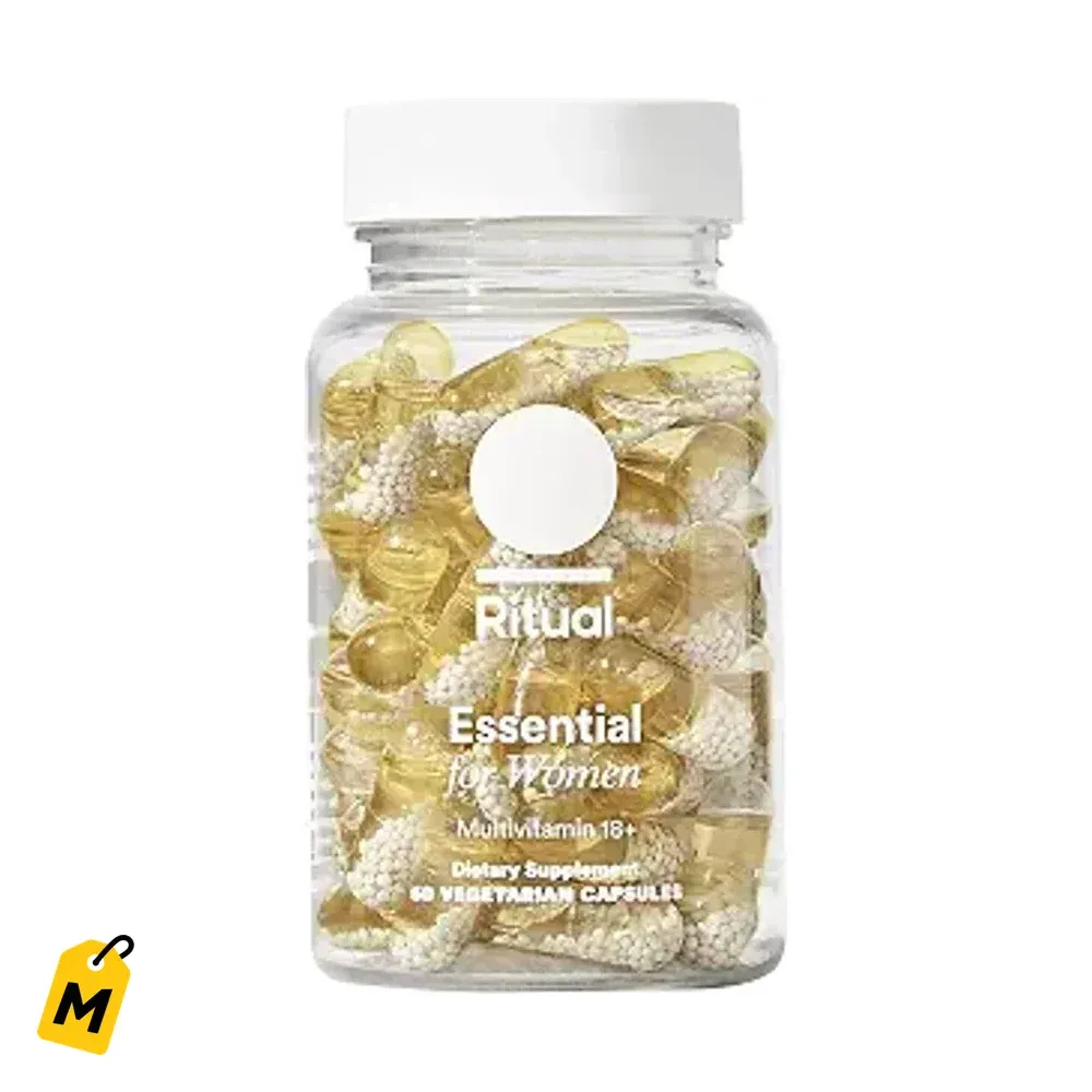 Ritual Multivitaminico Mujeres 18+ - 60 Capsulas - Energia, Corazon, Huesos, Cerebro - Veg
