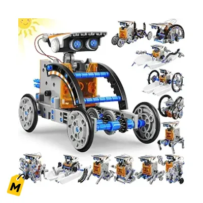 Robot Solar STEM 13 en 1 para Ninos 8-12 Anos - Juguete Educativo y Chulo