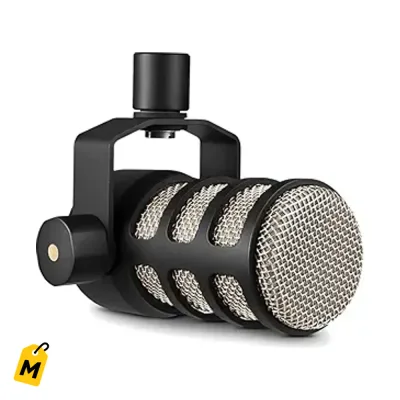 Rode PodMic Microfono XLR Calidad Estudio para Podcast y Streaming