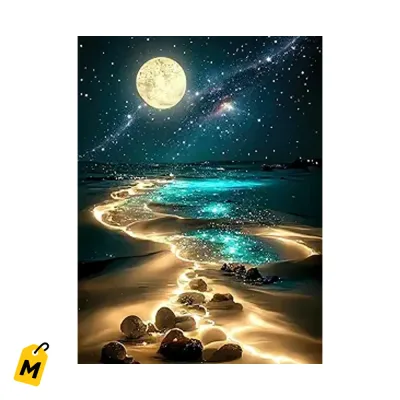Rompecabezas Luna Playa 1000 Piezas Adultos - Reto Brillante y Divertido