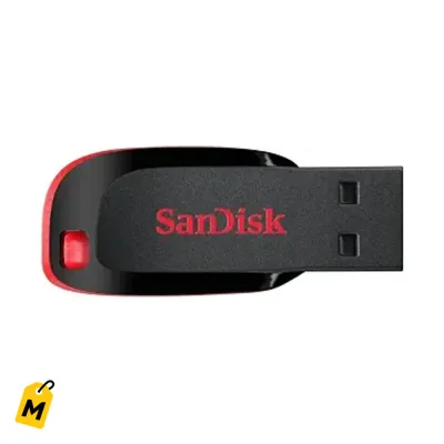 SANDISK Cruzer Blade 64GB USB 2.0 - Tu pendrive pa guardar de to y compartir facil.