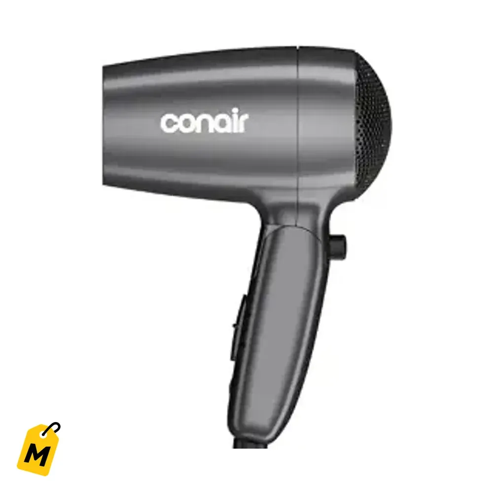 Secador Conair 1875W Viajero | Plegable, Voltaje Dual, Ligero, Pa' Tu Pelo
