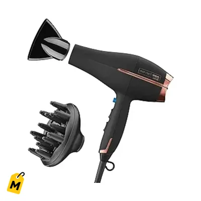 Secador Conair InfinitiPRO 1875W. Pelo liso o rizo. Incluye difusor y concentrador.