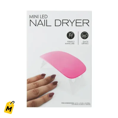 Secador Mini LED Unas: Mani Perfecta Al Tiro