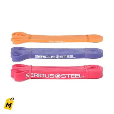 Serious Steel Bandas de Resistencia pa Entrenar y Ayudar con Dominadas