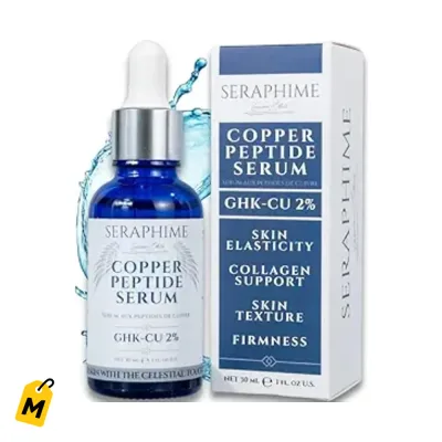 Serum Facial Peptidos Cobre GHK-CU y Colageno Piel Firme y Radiante
